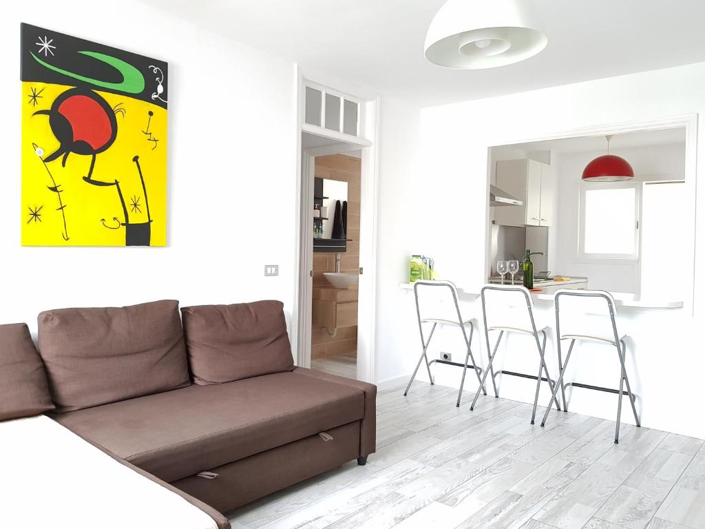Posezení v ubytování Apartamento Playa Agaete