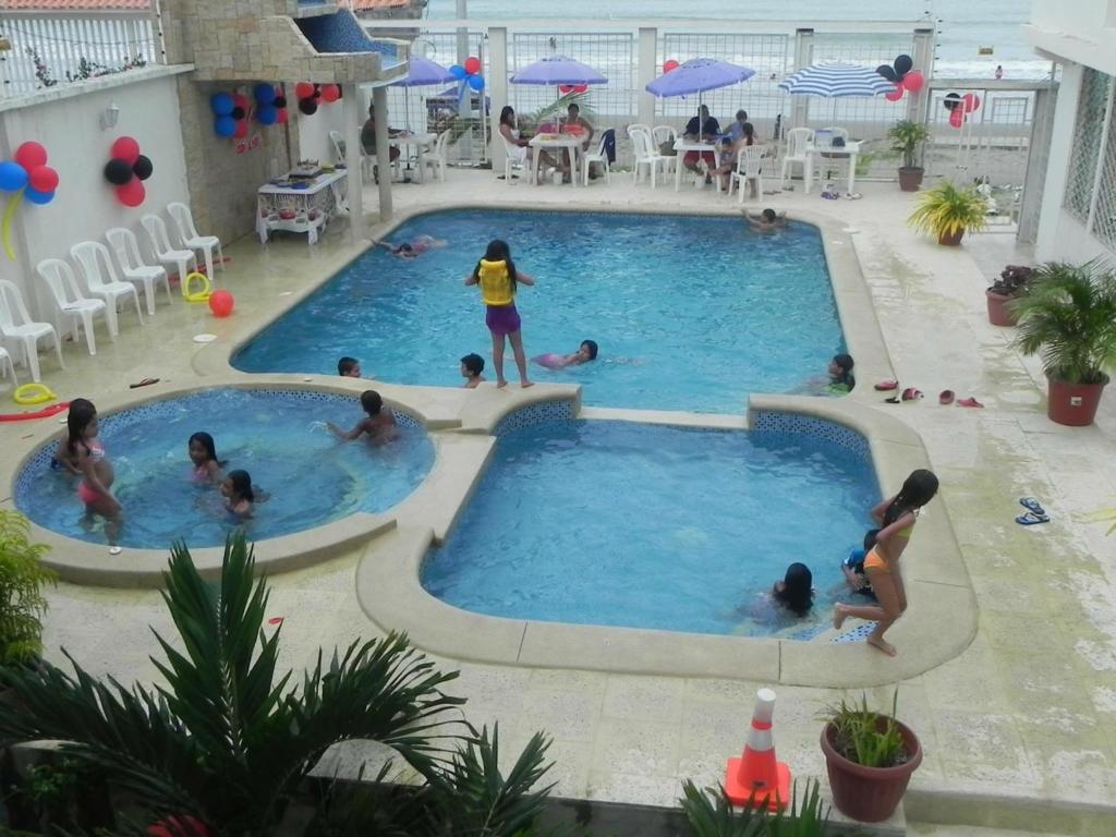 Bazén v ubytování Casa y Mar Hotel nebo v jeho okolí