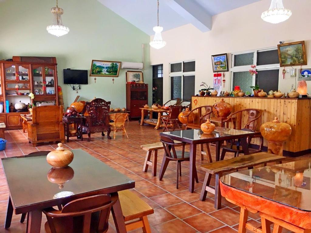 Restaurace v ubytování Jiang Shui Village B&B