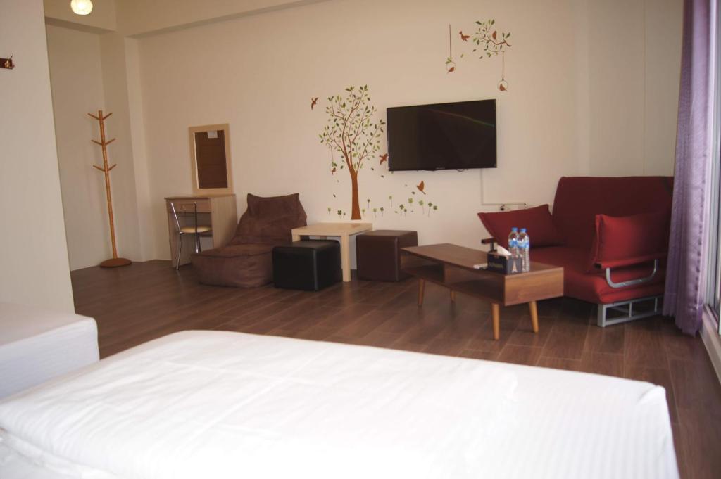 Postel nebo postele na pokoji v ubytování Shimmer B&B