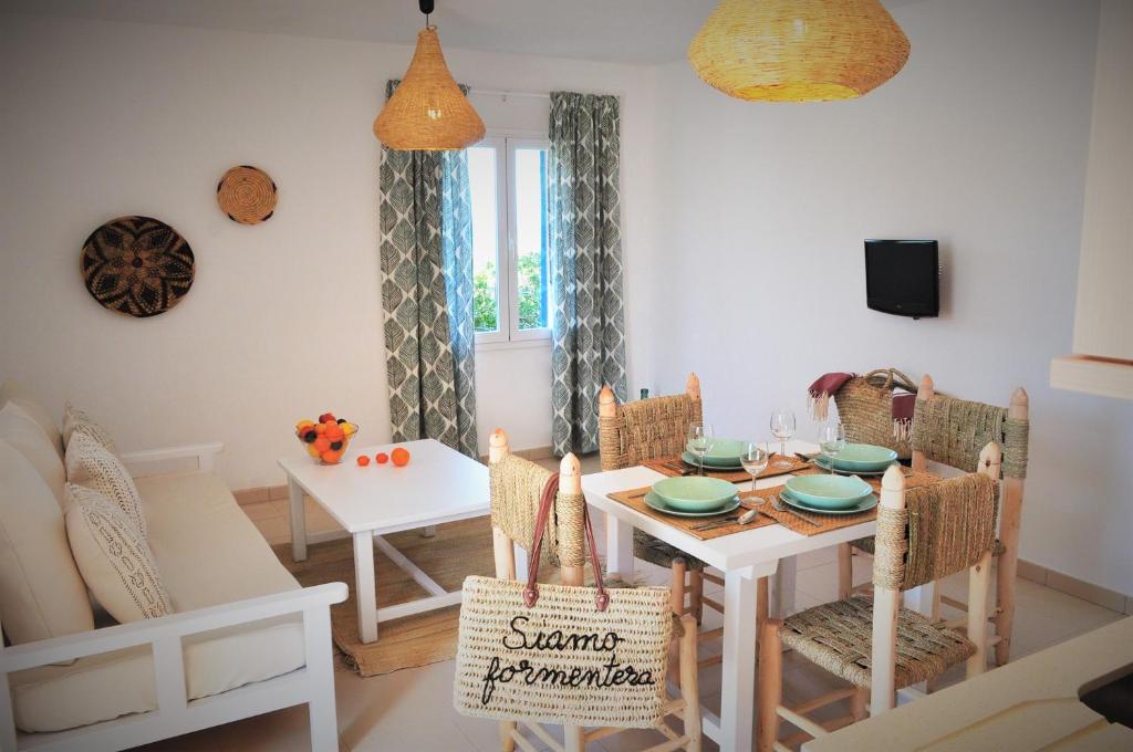 Posezení v ubytování Siamoformentera Valentina