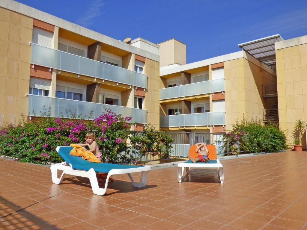 Balkón alebo terasa v ubytovaní Apartaments Costa d'Or