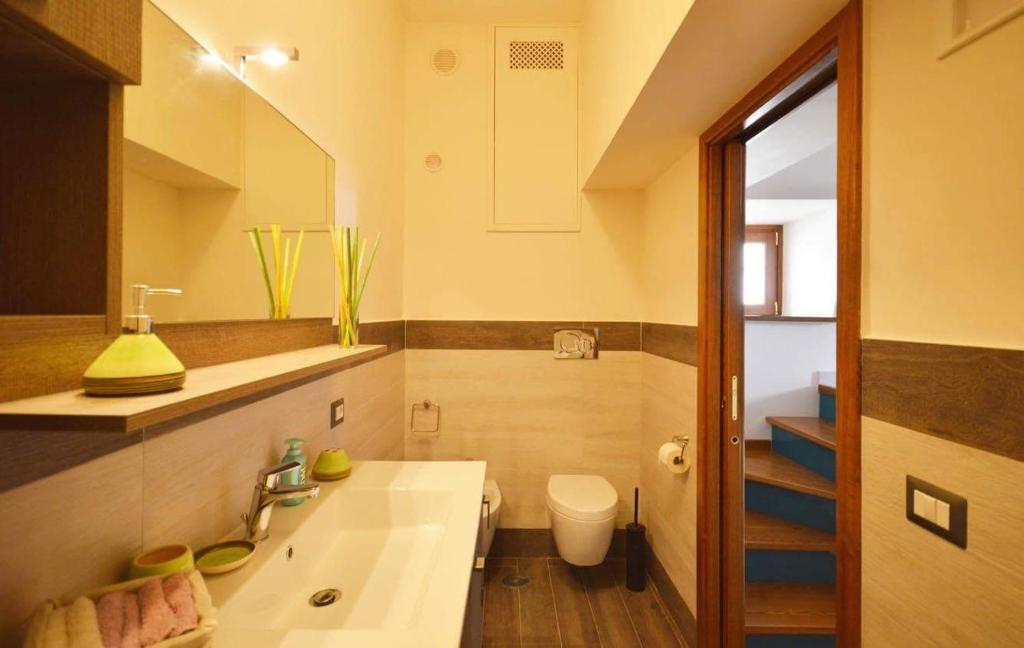 Koupelna v ubytování Casa Pont1
