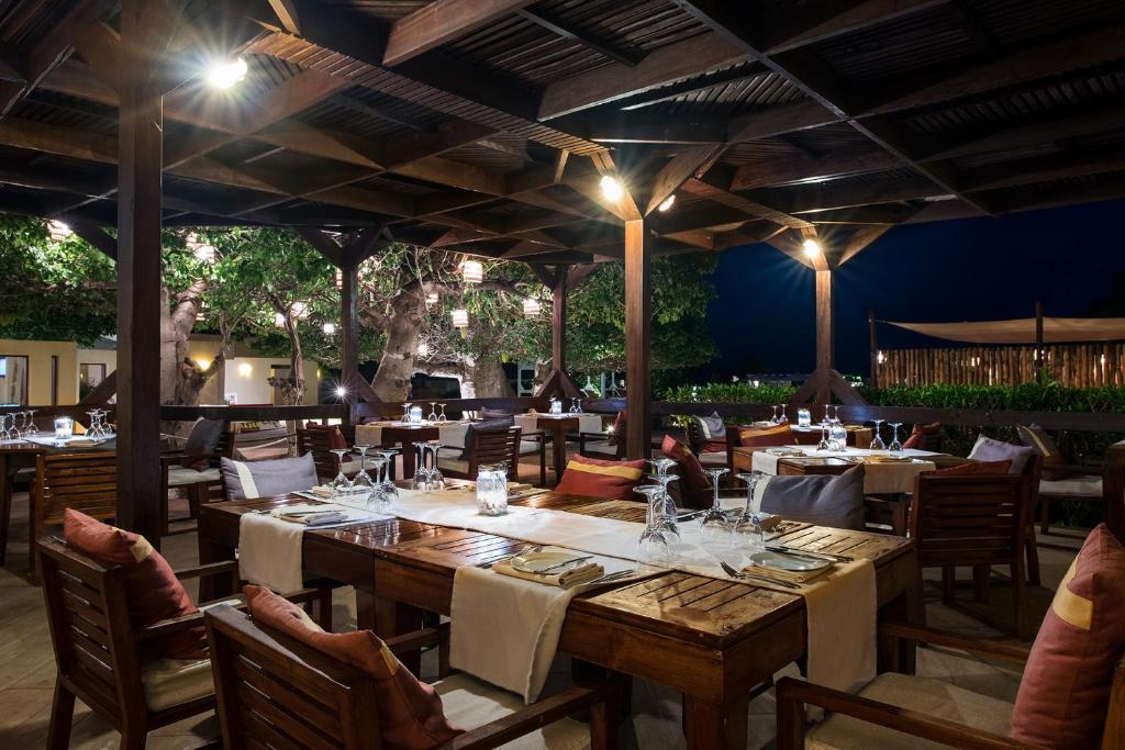 Restaurace v ubytování Essque Zalu Zanzibar