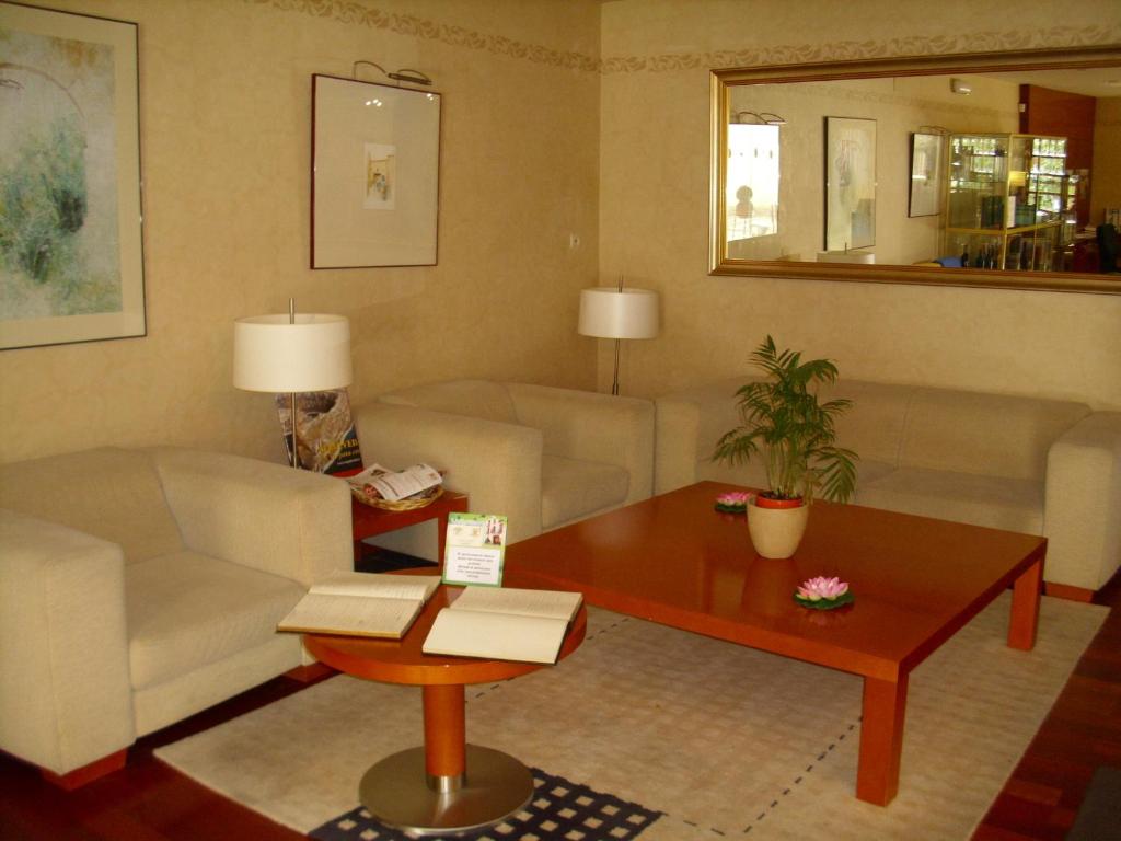 Posezení v ubytování Hotel Rural Vado del Duratón