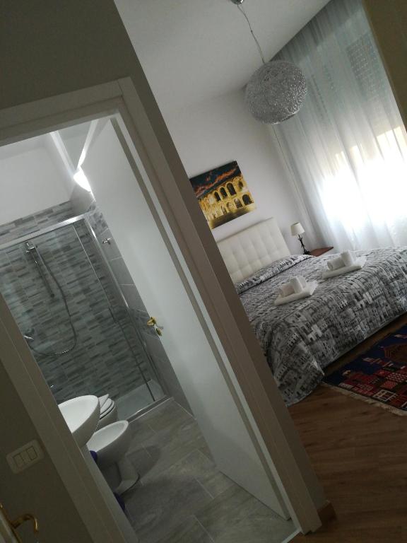Koupelna v ubytování A casa di Luca