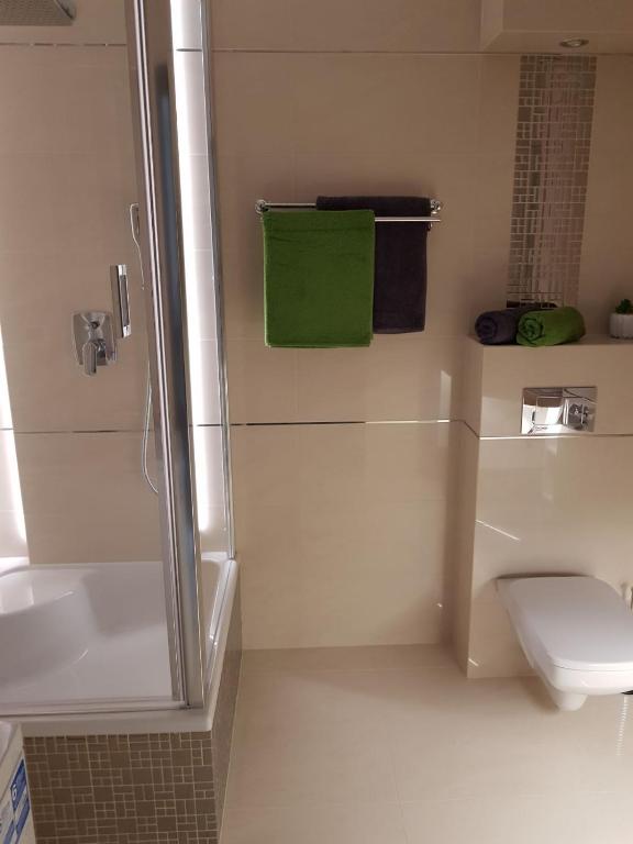 Kúpeľňa v ubytovaní Apartament Marina View