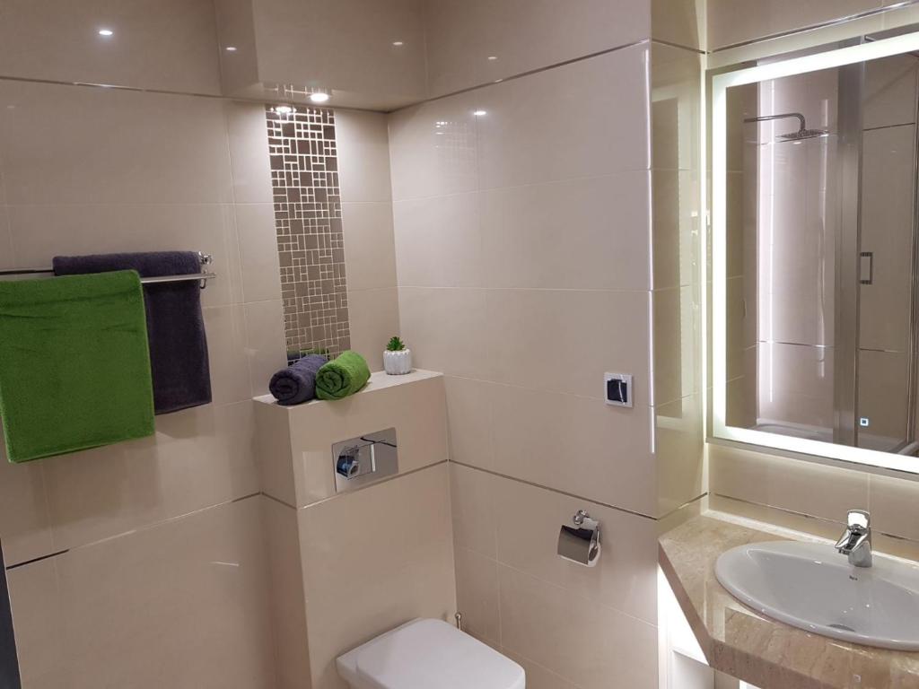 Kúpeľňa v ubytovaní Apartament Marina View