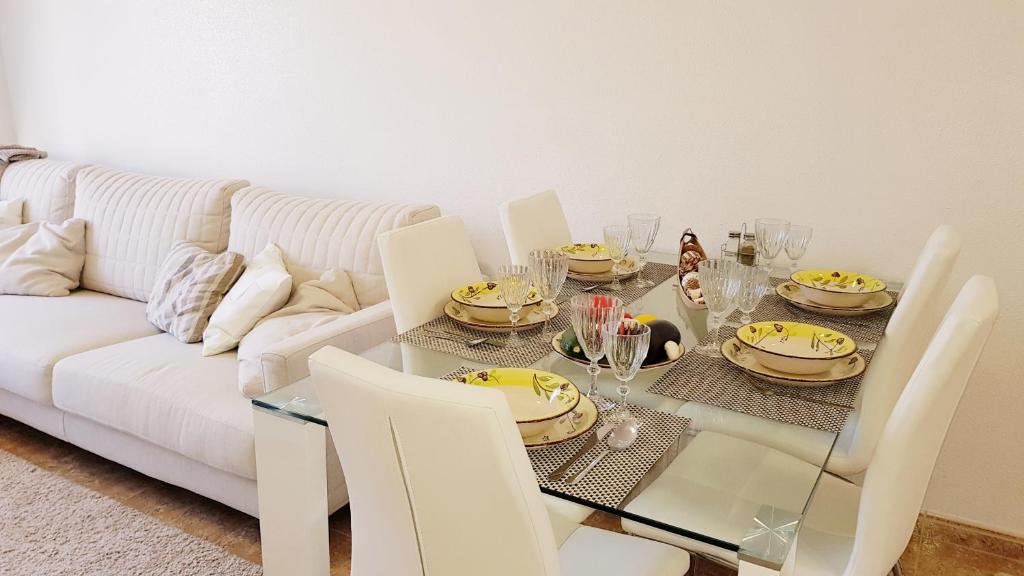Posezení v ubytování Orihuela Costa Costamarina Cabo Roig Apartamentos TIKASA