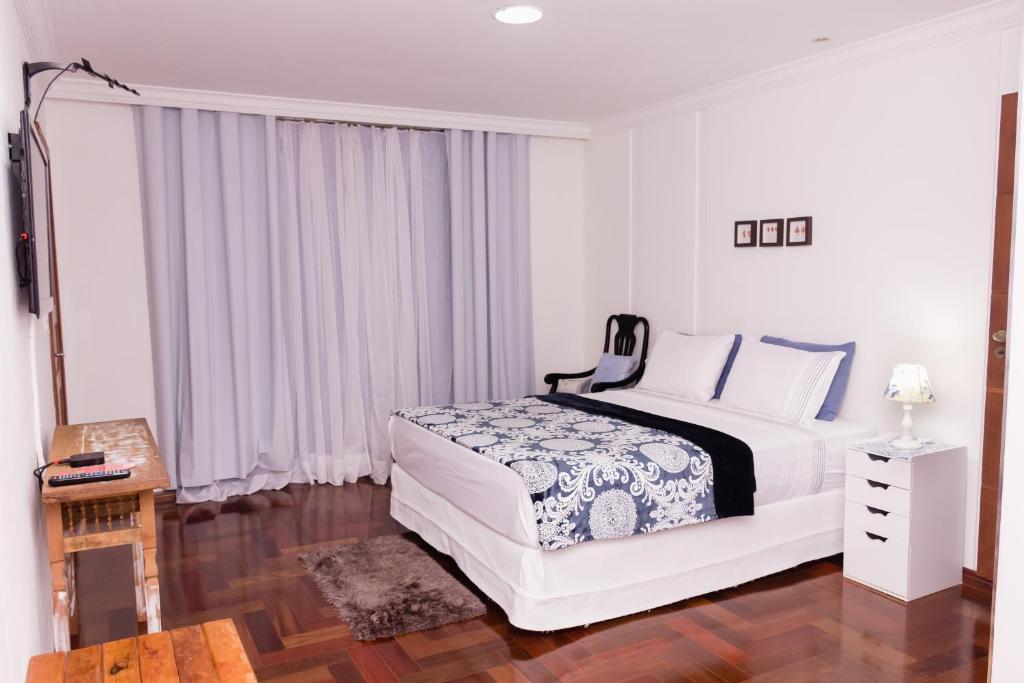 Krevet ili kreveti u jedinici u okviru objekta Hospedaria Casa Real