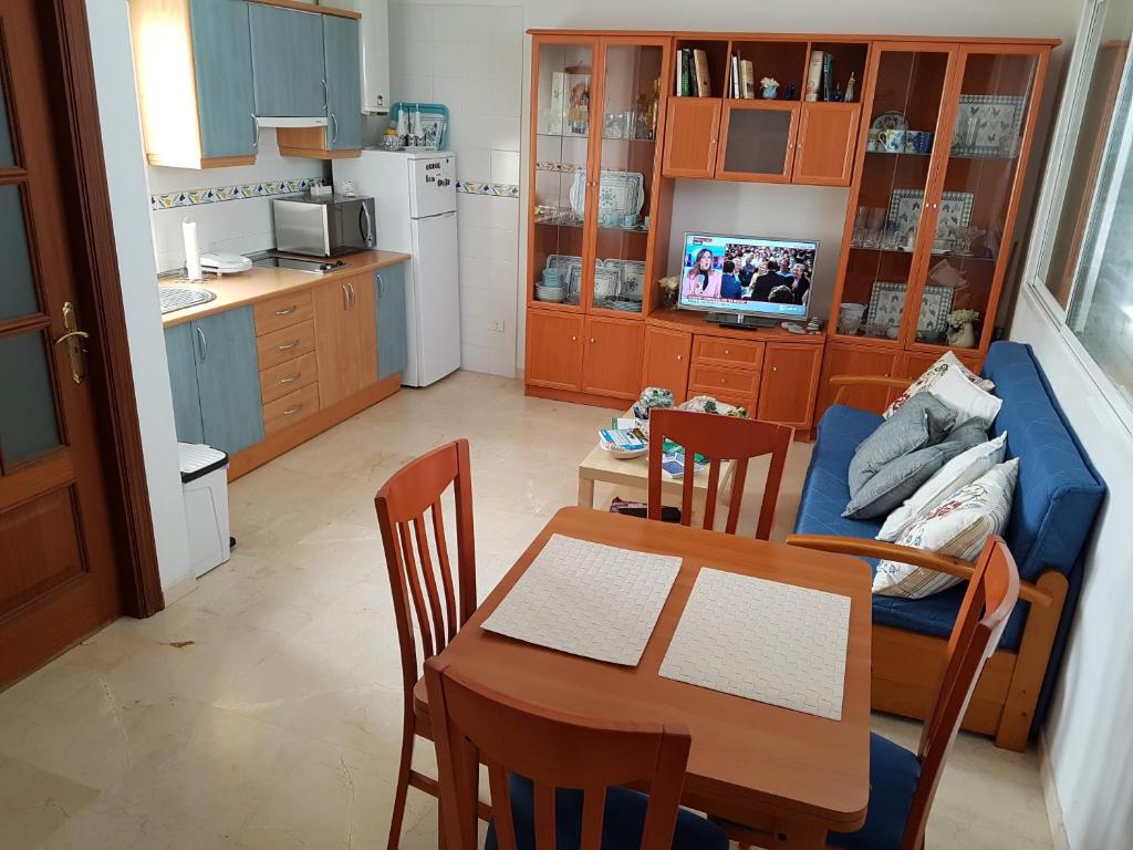 Kuchyň nebo kuchyňský kout v ubytování Apartamento San Sebastián de la Gomera