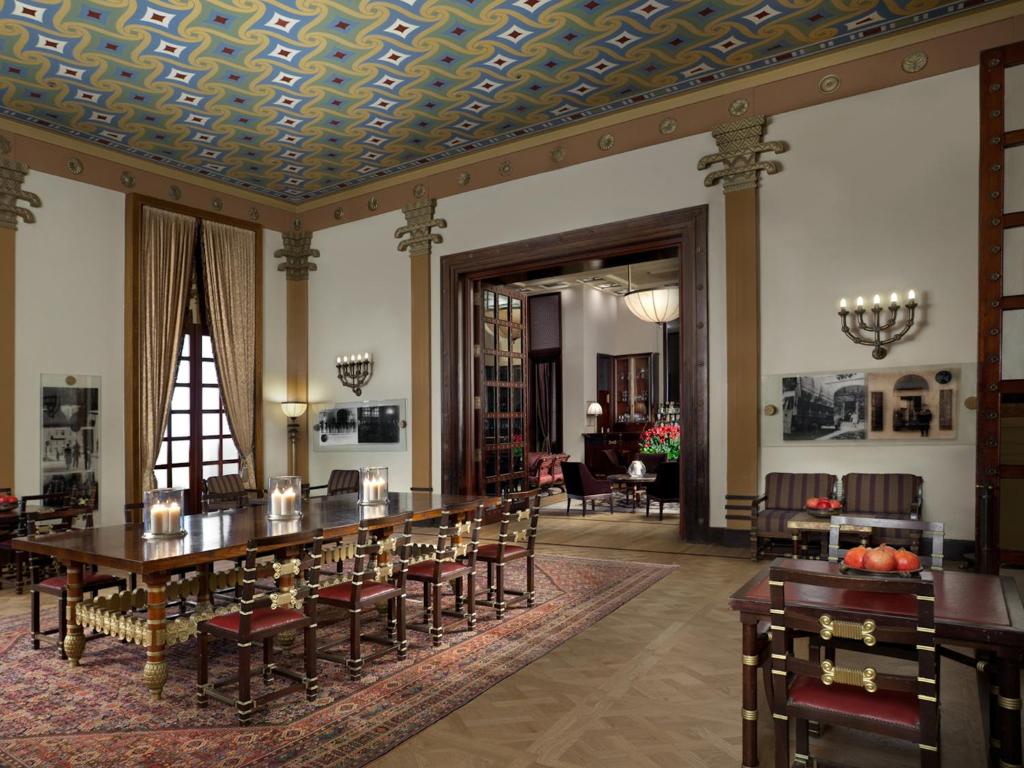 Posezení v ubytování King David Hotel Jerusalem