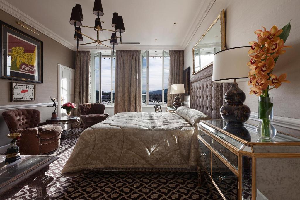 Postel nebo postele na pokoji v ubytování Hotel d'Angleterre