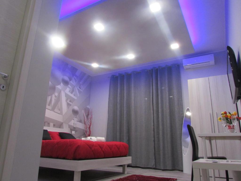 TV a/nebo společenská místnost v ubytování B&B da Lillo