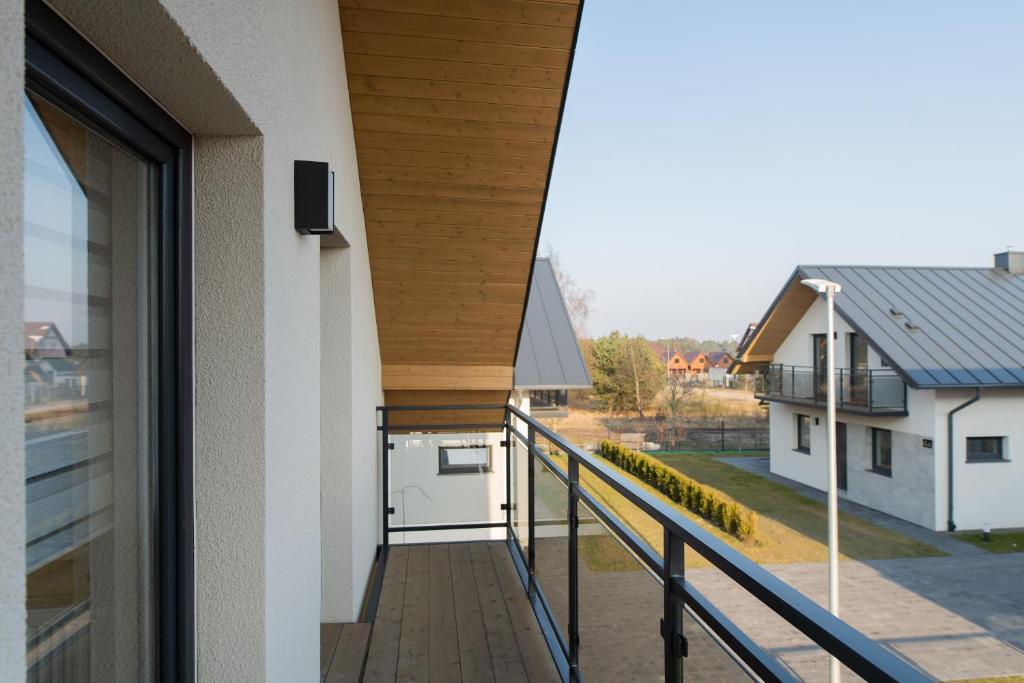 Balkón alebo terasa v ubytovaní Apartamenty.in Jastrzębia Góra