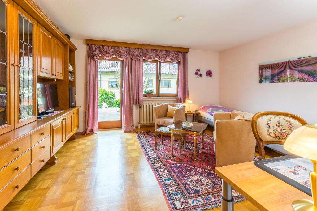 TV a/nebo společenská místnost v ubytování Privatzimmer Ulbricht/Föhr