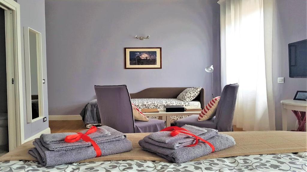 A seating area at Casa Rachele