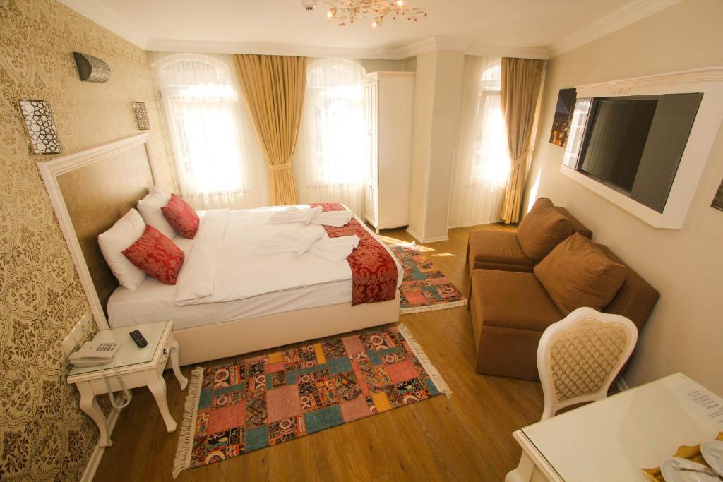 Postel nebo postele na pokoji v ubytování Venue Hotel Istanbul Old City