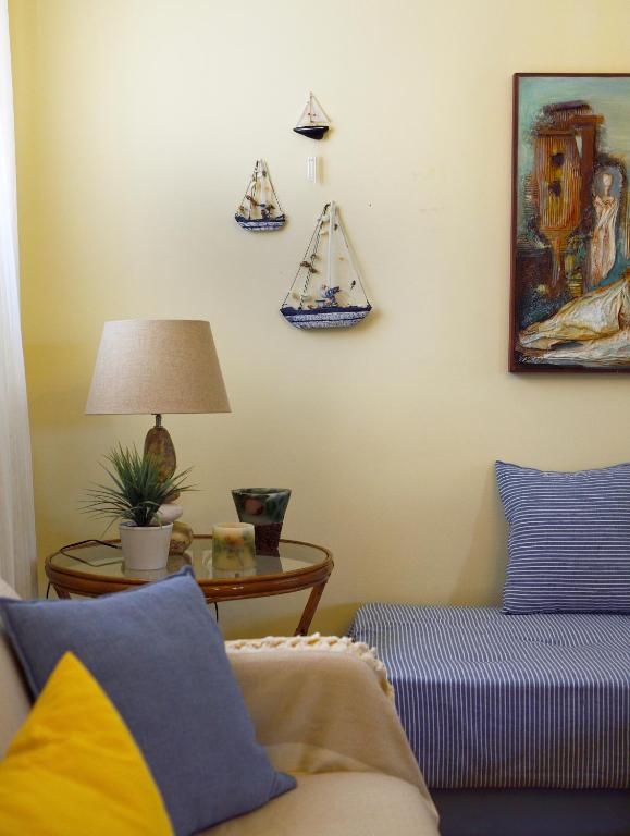Posezení v ubytování Sani Beach Villa
