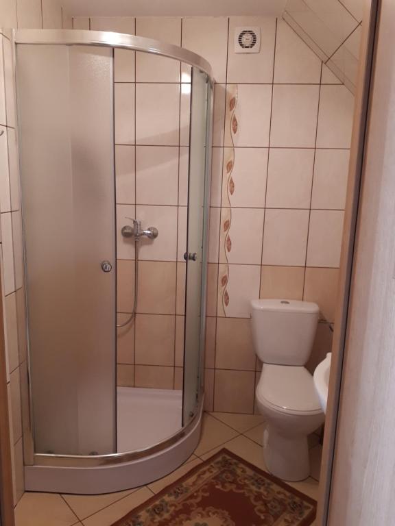 Kúpeľňa v ubytovaní Noclegi u Zosi