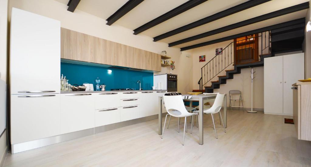Kuchyň nebo kuchyňský kout v ubytování Casa Pont1