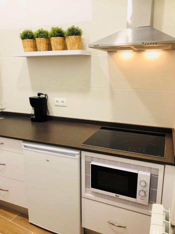 Kuchyňa alebo kuchynka v ubytovaní Casa Condal de Reyna