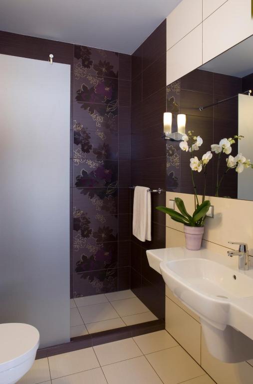 Koupelna v ubytování Hotel Metropol