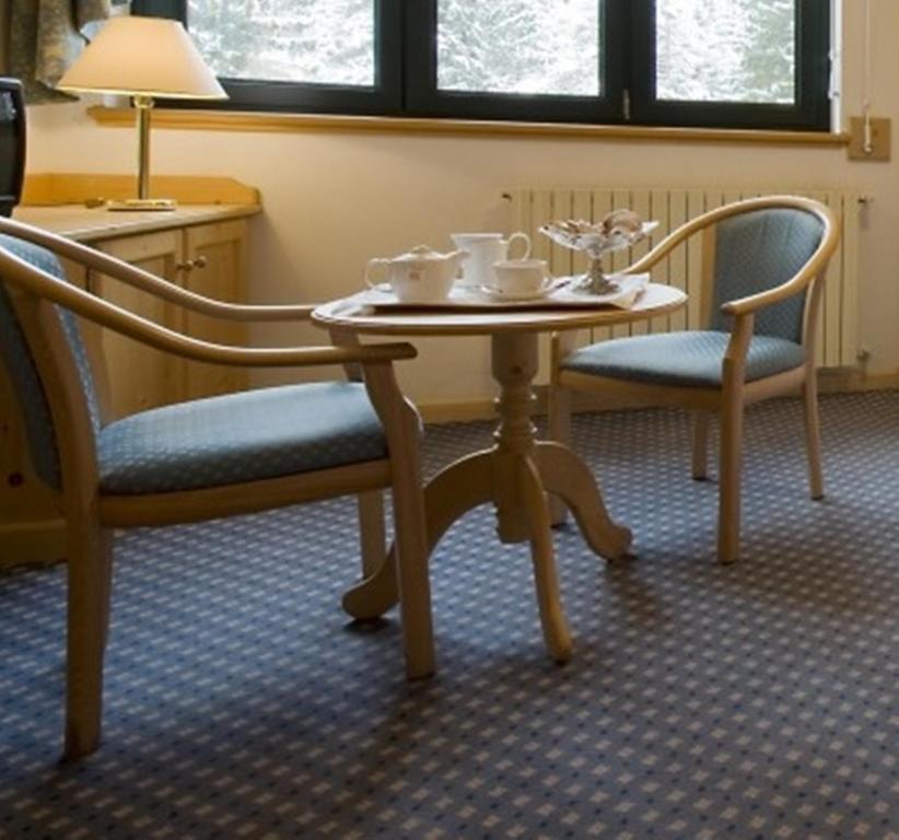 Posezení v ubytování Chalet Al Lago