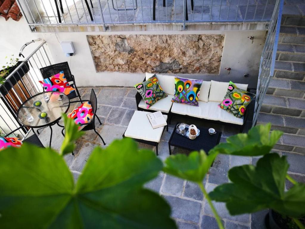 Posezení v ubytování Cres Studio Till Apartment