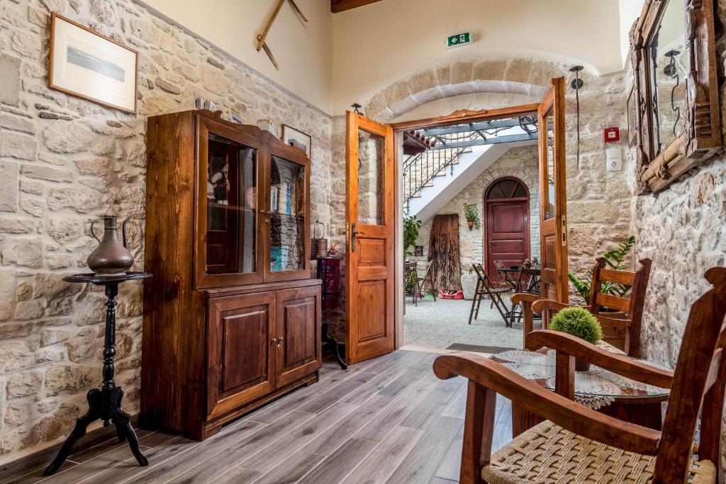 Posezení v ubytování Cretan Villa Hotel