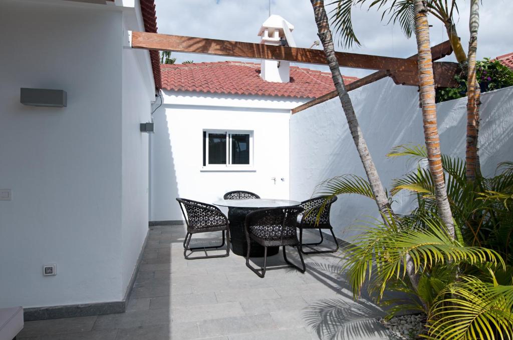 Patio nebo venkovní prostory v ubytování Villas Pasito Blanco