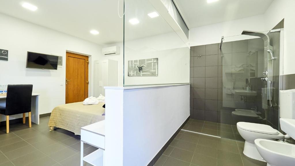 Koupelna v ubytování Wellness Villa Istriana