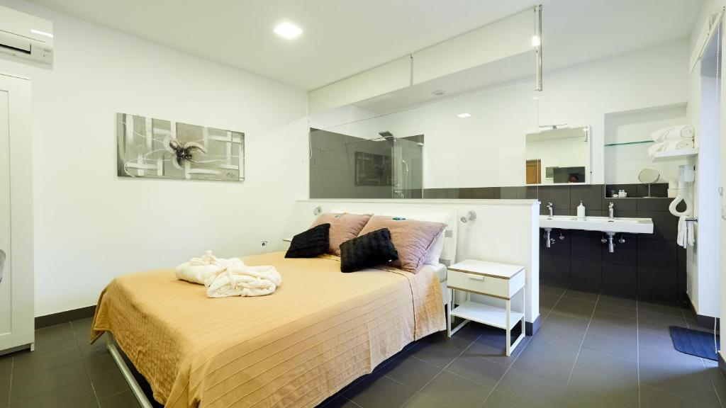 Kuchyň nebo kuchyňský kout v ubytování Wellness Villa Istriana