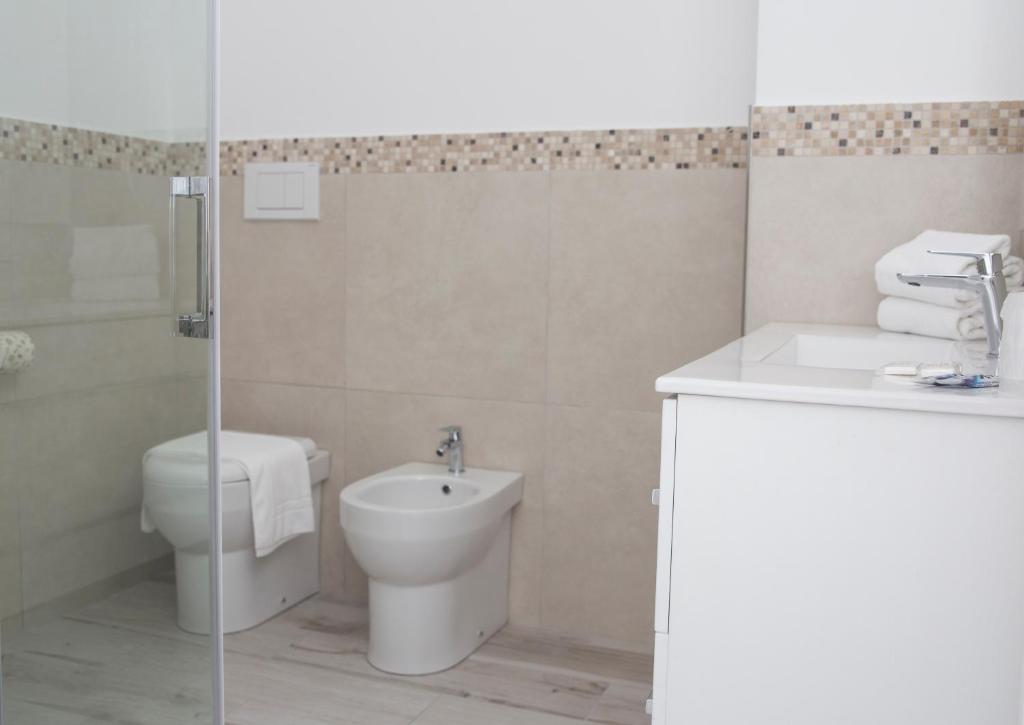 Koupelna v ubytování Rooms A due Passi dal Mare