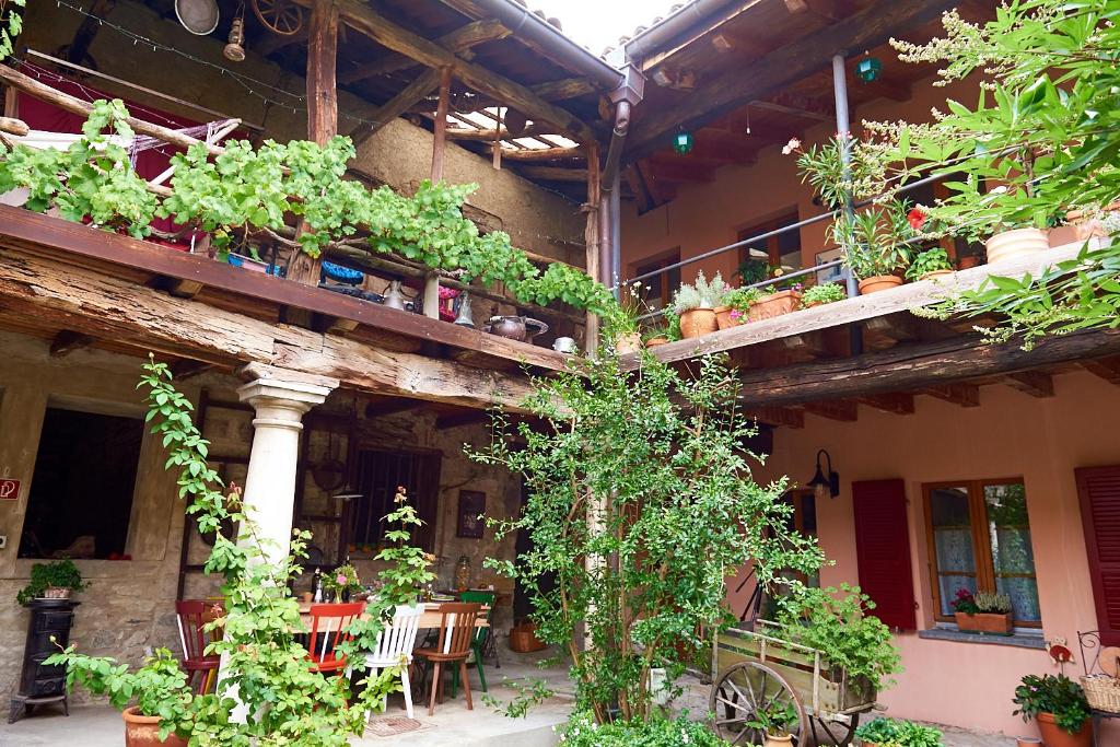 Balkón nebo terasa v ubytování Charming B&B and Osteria La Crisalide