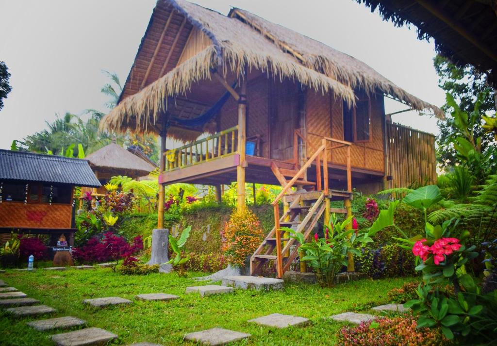 Tetebatu Sama Sama Bungalows - Habitación Doble Con Vista Al Jardín