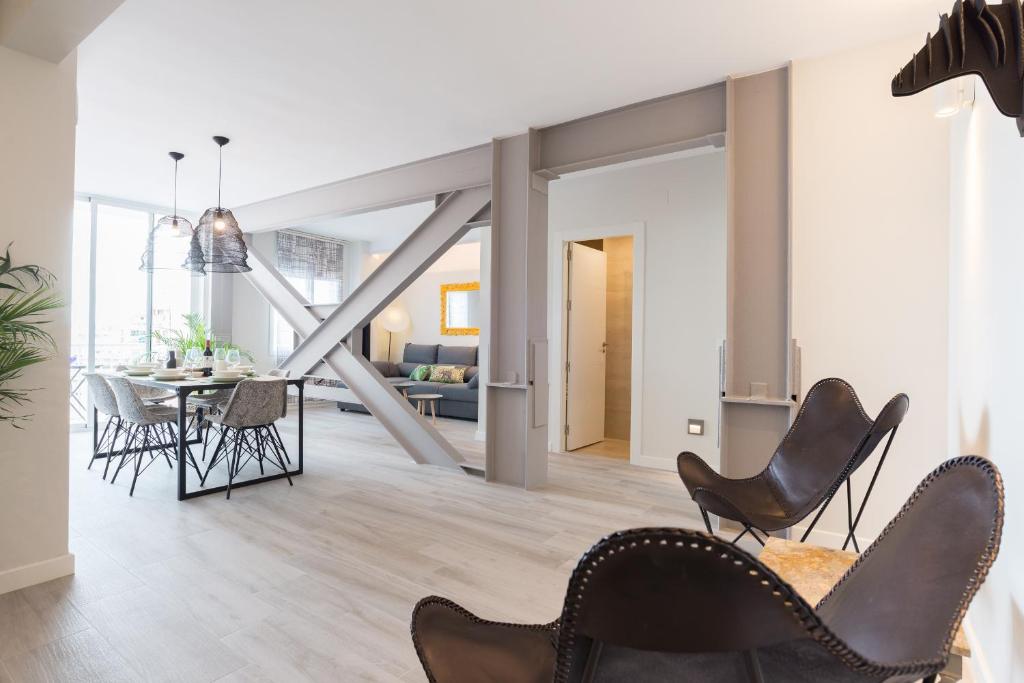 Posedenie v ubytovaní MalagaSuite Premium Deluxe Alameda