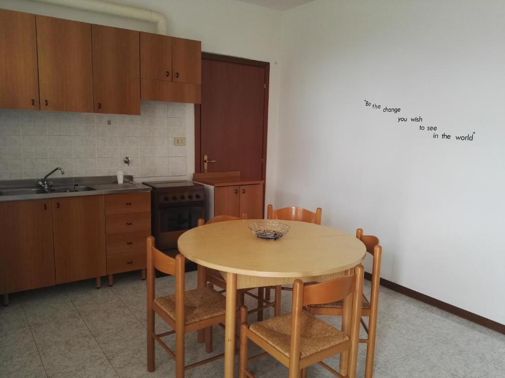 Kuchyň nebo kuchyňský kout v ubytování Camere Carloni