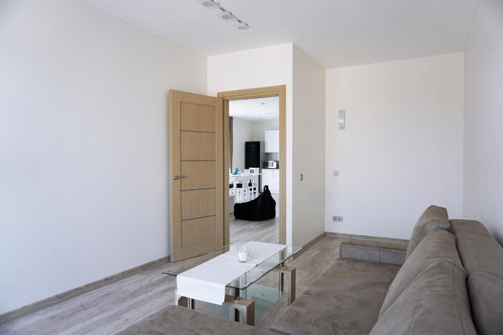Posezení v ubytování Ąžuolo apartamentai