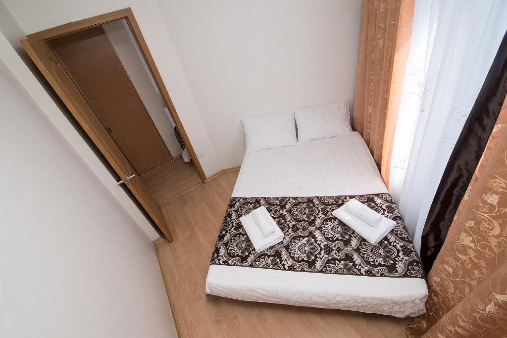 Postel nebo postele na pokoji v ubytování HOTEL ЗiРКА