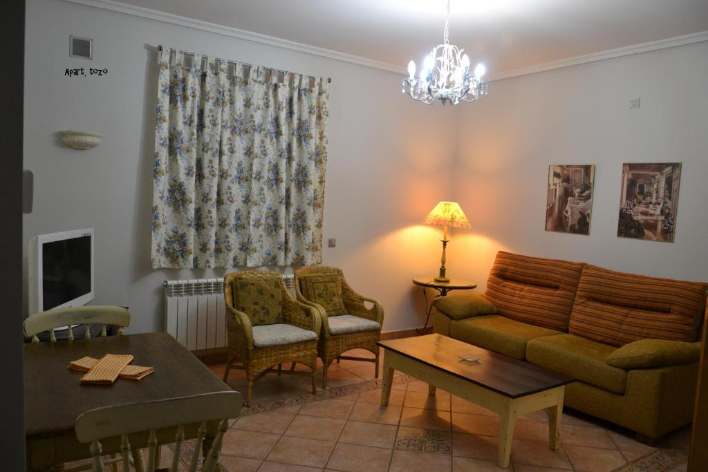 Zona de estar de Apartamentos Rurales Natura