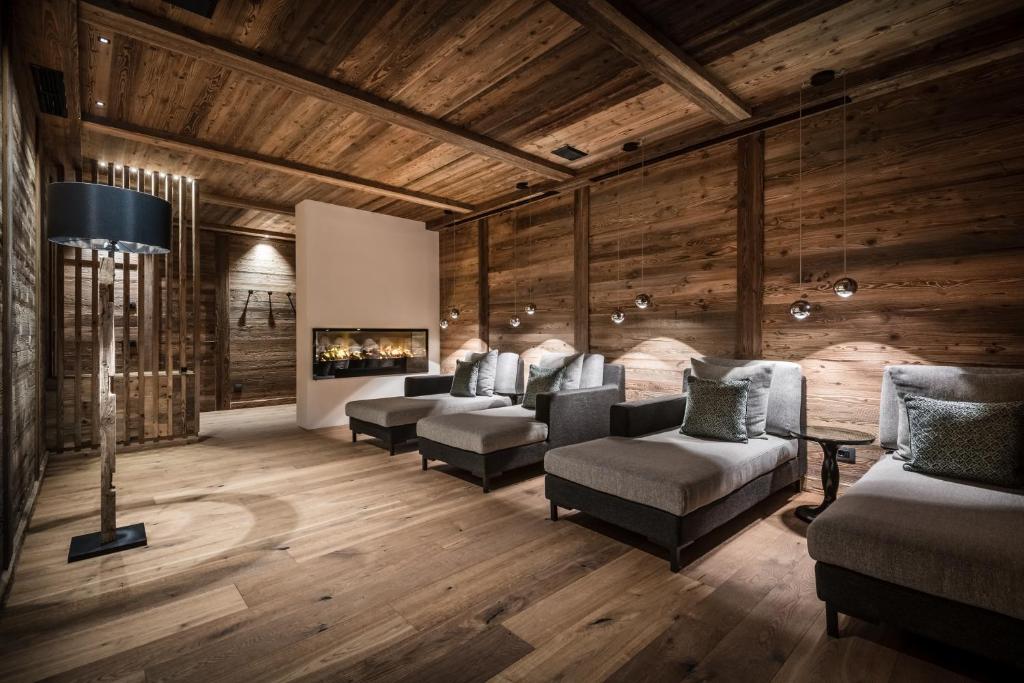 Posezení v ubytování Chalet Roenn