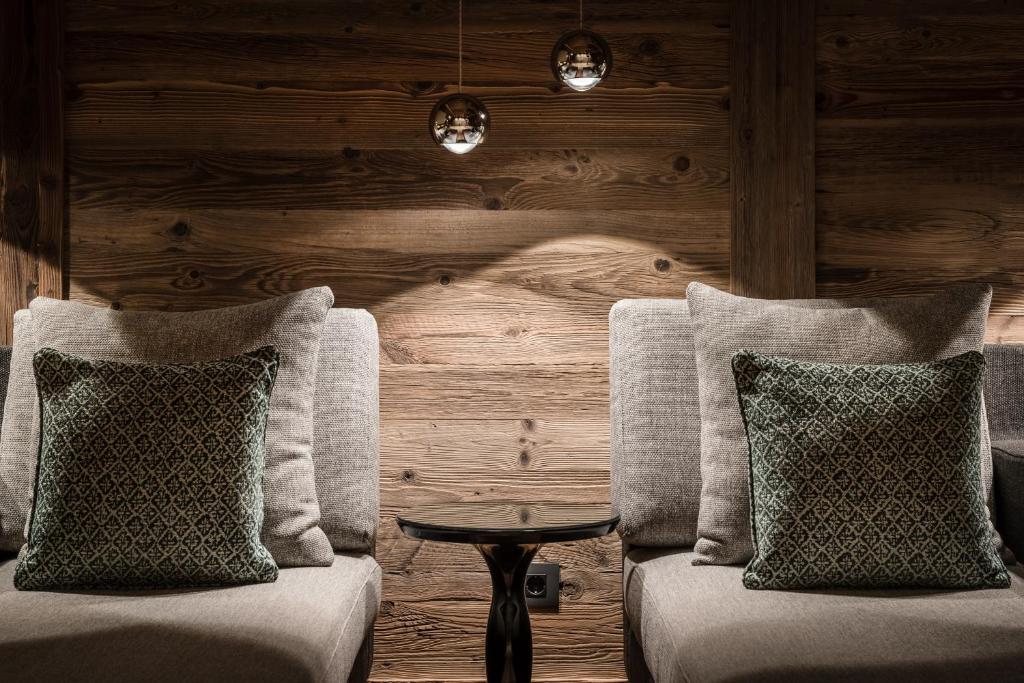 Posezení v ubytování Chalet Roenn