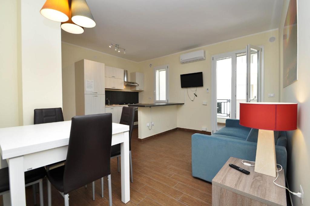 Kuchyň nebo kuchyňský kout v ubytování Felicity Residence