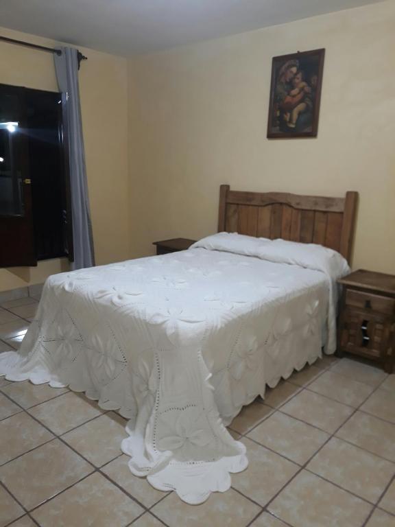 Postel nebo postele na pokoji v ubytování Hotel Villa Aurora