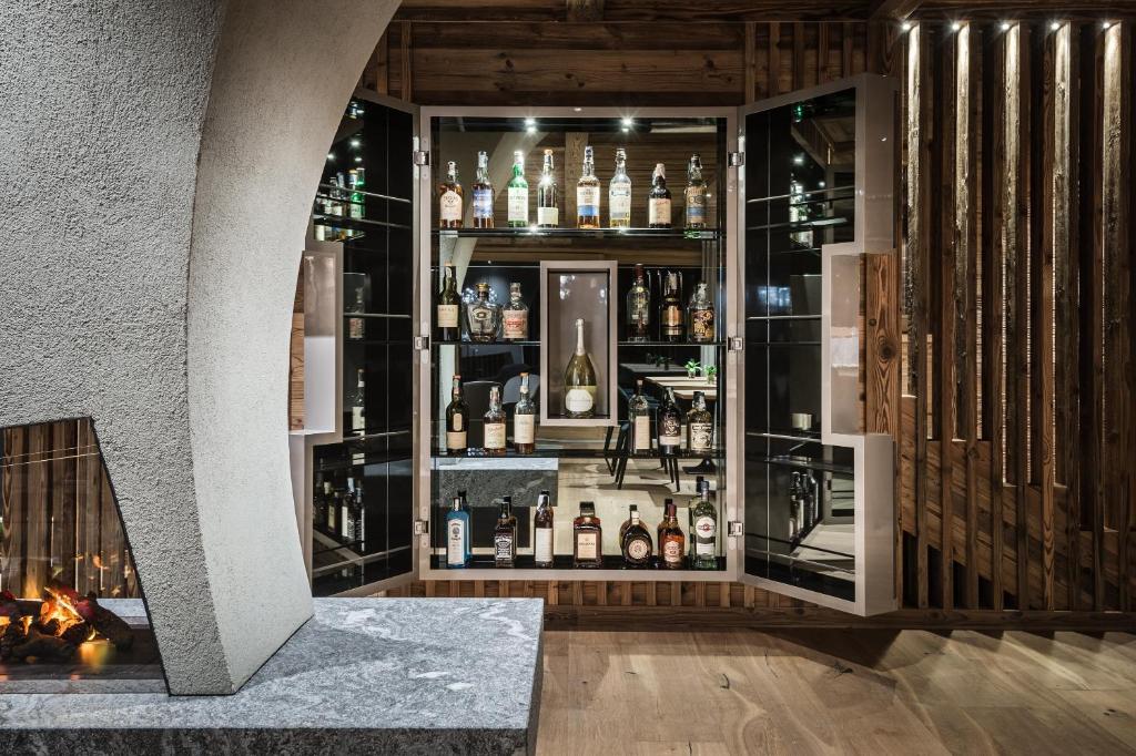 Lounge nebo bar v ubytování Chalet Roenn