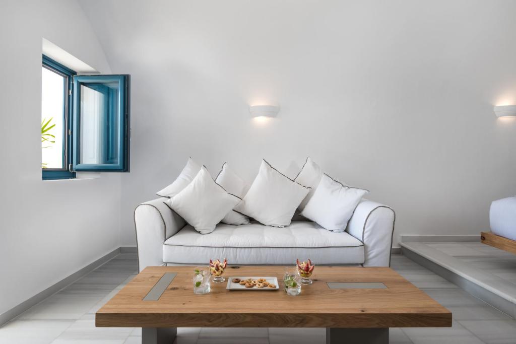 Posezení v ubytování Anteliz Suites