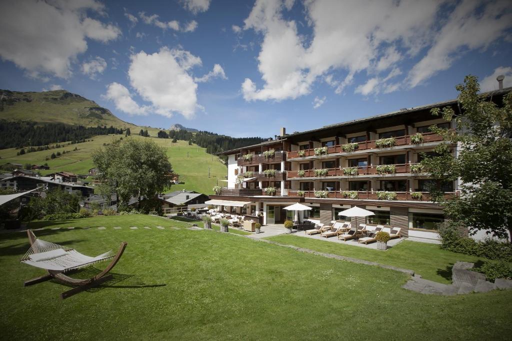 Üldine mäevaade või majutusasutusest Hotel Berghof pildistatud vaade