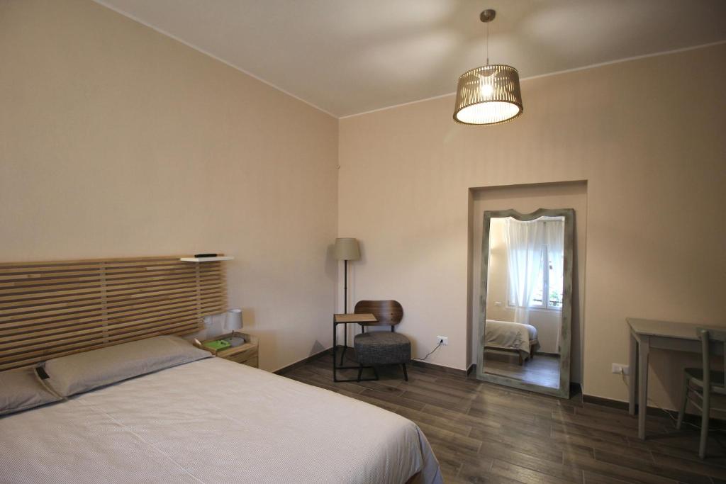 Postel nebo postele na pokoji v ubytování Hayloft