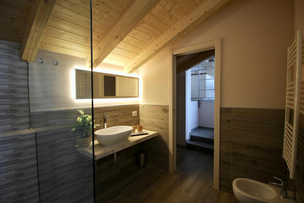 Koupelna v ubytování Hayloft